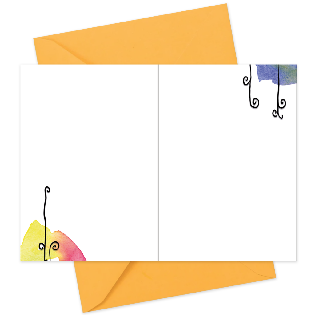 Dubbele kaart + envelop, algemeen - Boel Bazaar